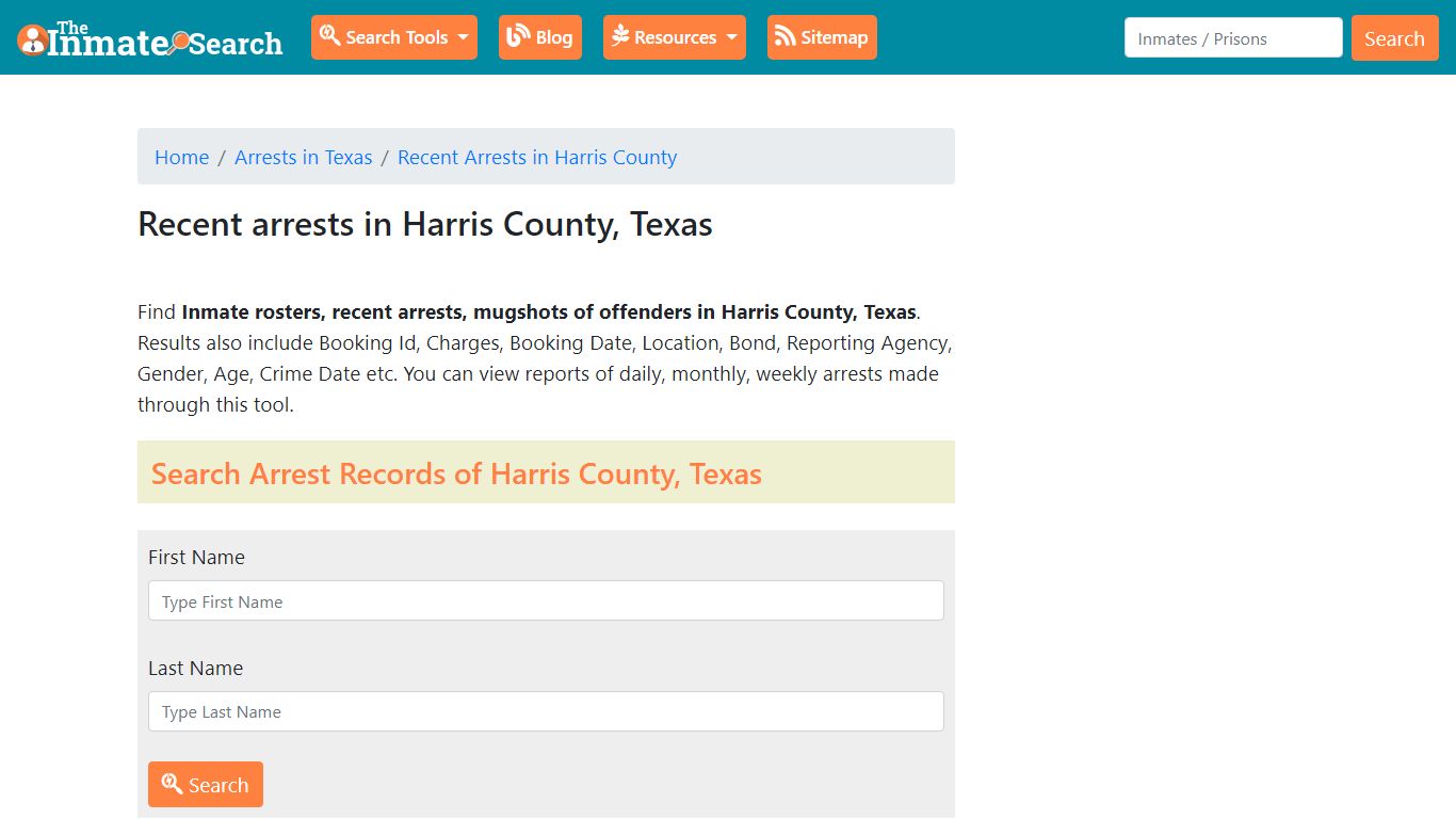 Recent arrests in Harris County, Texas | Mugshots, Rosters, Inmates, Crimes